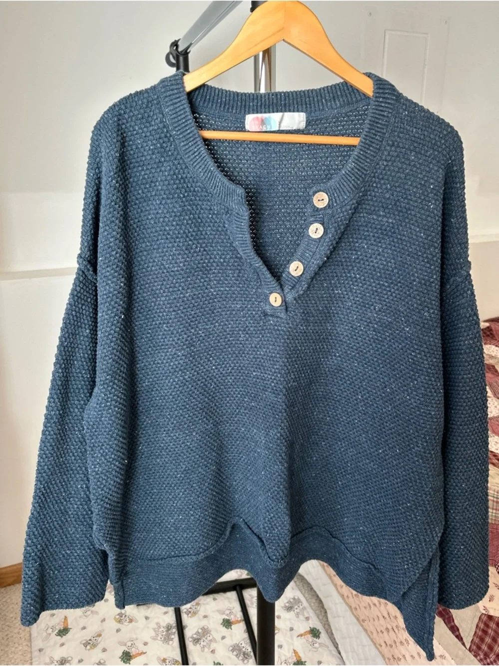 Free People Beach Hailee Knit Sweater Large